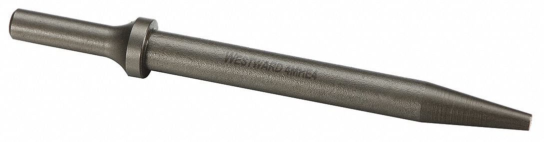 PUNCH, 0.401 IN SHANK SIZE, ROUND, ROUND, 6 1/2 IN OVERALL L