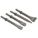 CHISEL SET, 0.401 IN SHANK SIZE, ROUND, ROUND, 6 1/2 IN OVERALL L