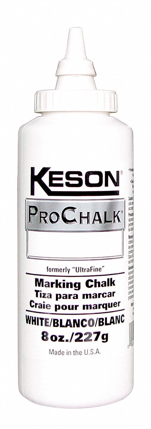 Keson 8W Marking Chalk Refill,White,8 Oz