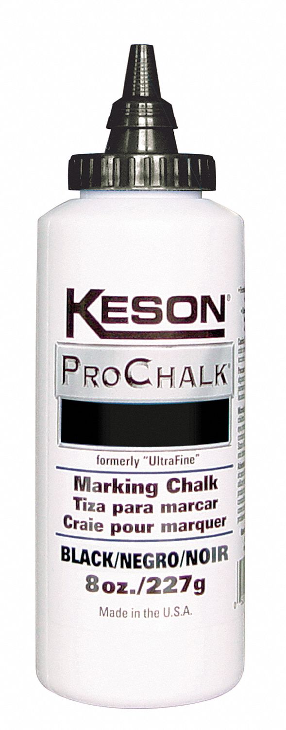KESON MARKING CHALK REFILL,BLACK,8 OZ - Marking Chalk and Refills -  WWG4MHF9