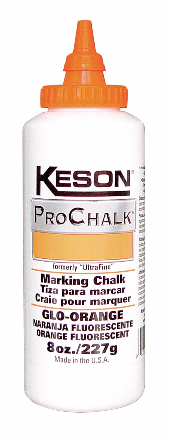 MARKING CHALK REFILL,ORANGE,8 OZ