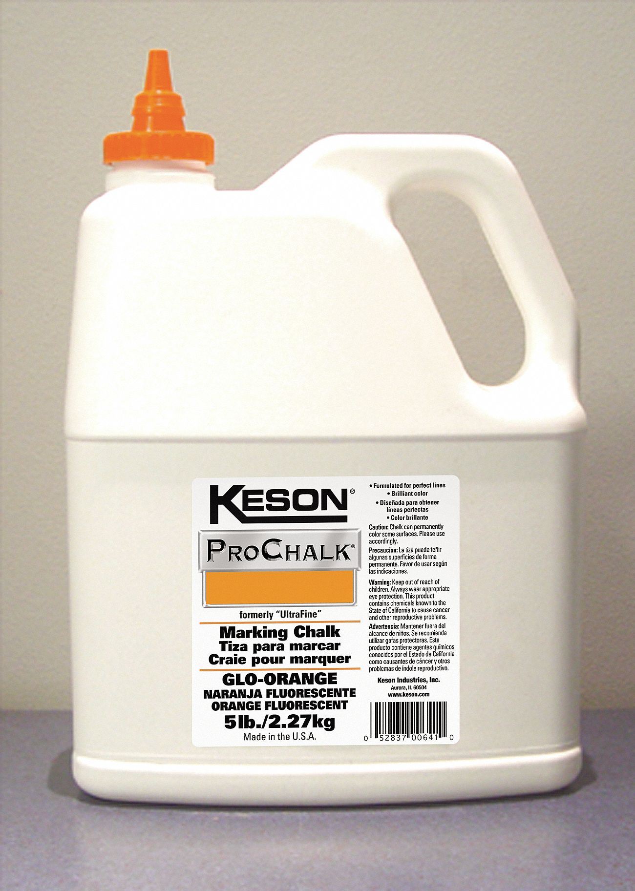 Keson 105Go Marking Chalk Refill,Orange,5 Lb