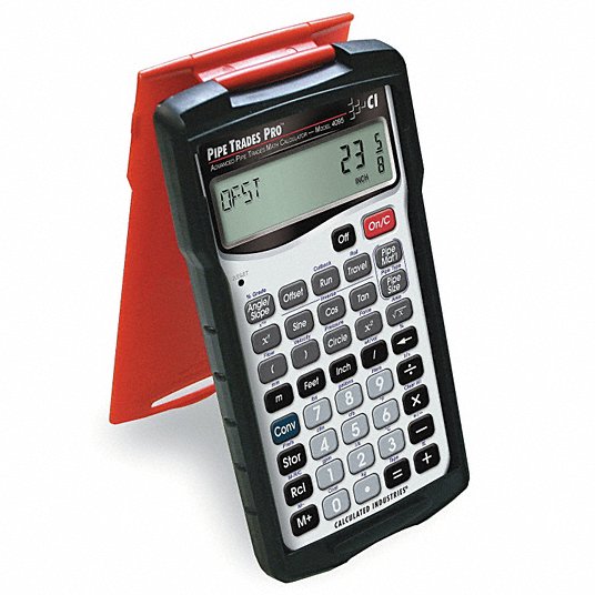 Construction Calculator: Graphing, 12, LCD, 5/8 in H x 2 1/2 in W