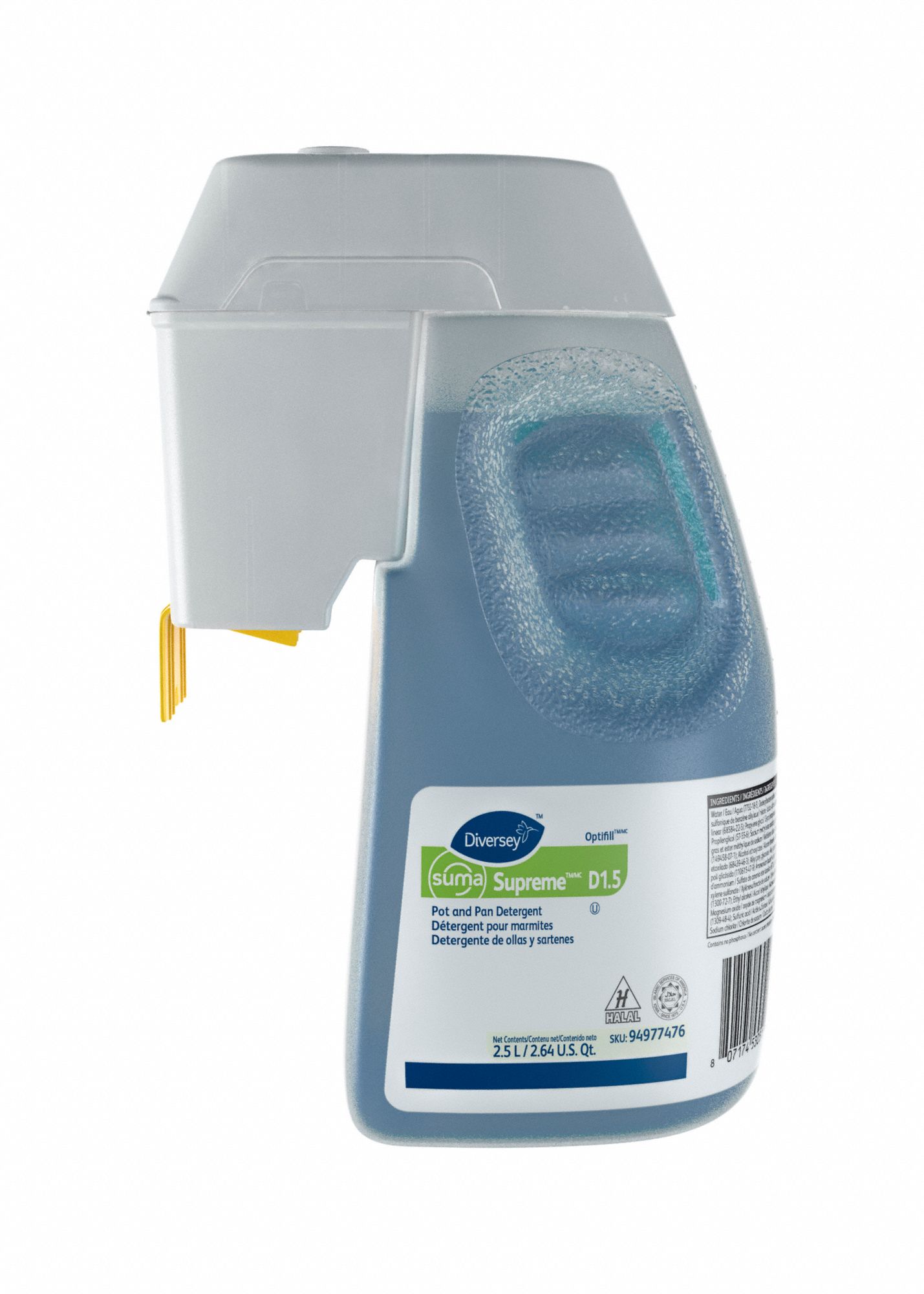 Pots and Pans Cleaner, Btl, 2.5  L, Liquid