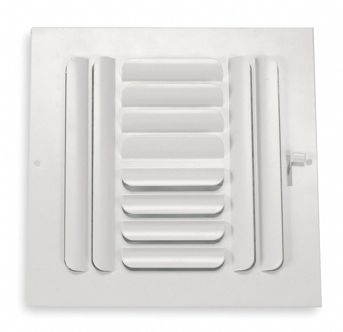 Grainger Approved Sidewall Ceiling Register 4 Way Curved Blade