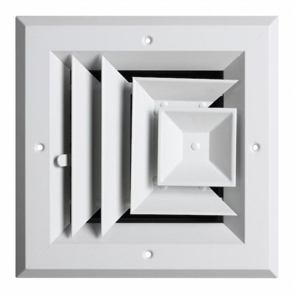 Ceiling/Wall, 13 in H, Diffuser - 4MJJ4|4MJJ4 - Grainger
