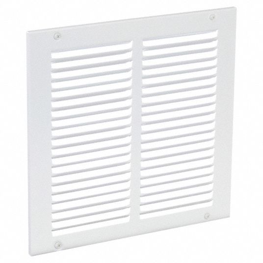 Louvered Grille, White, Return Air Grille - 4MJN4|4MJN4 - Grainger