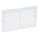 RETURN AIR GRILLE,6X12 IN,WHITE