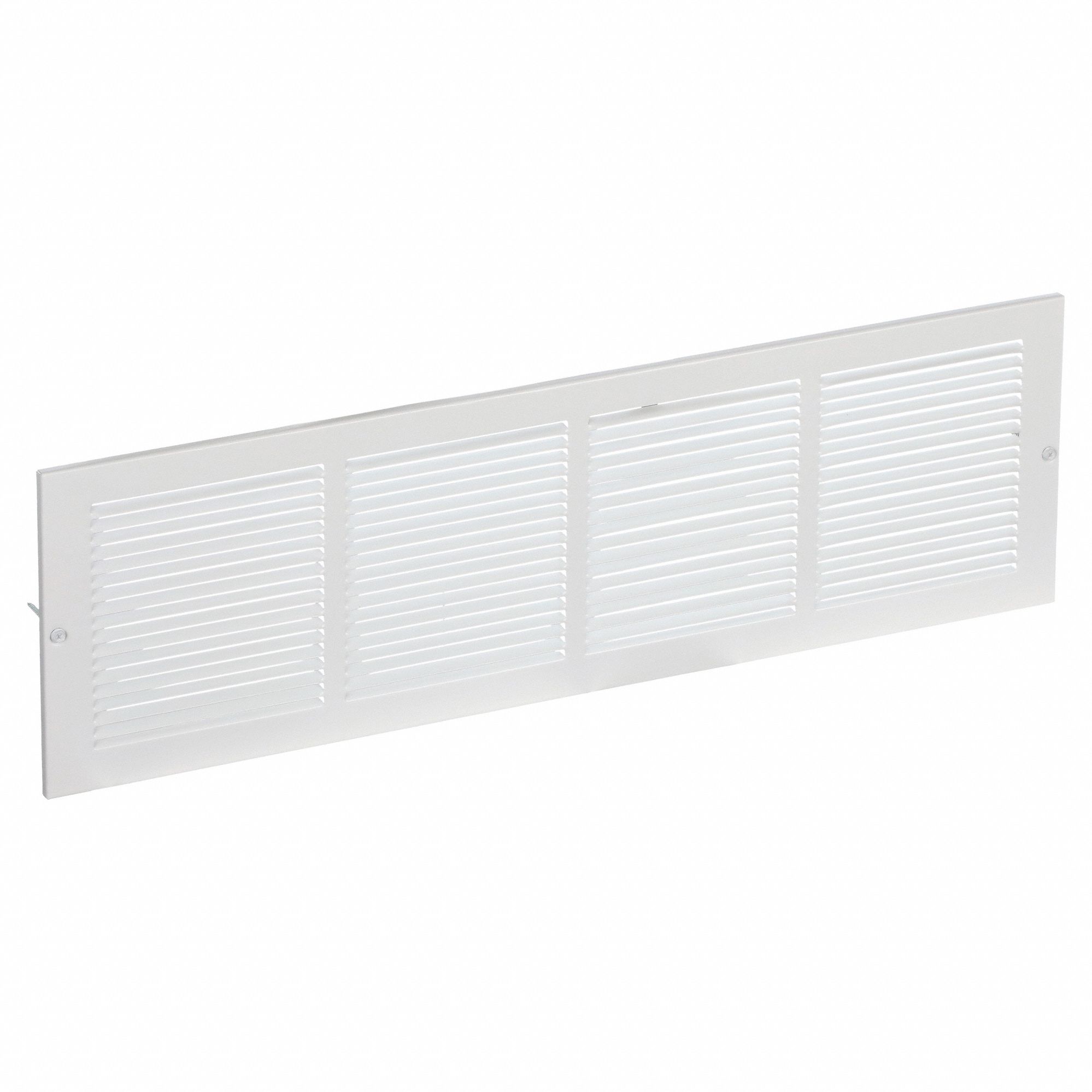 Louvered Grille, White, Return Air Grille - 4MJR6|4MJR6 - Grainger