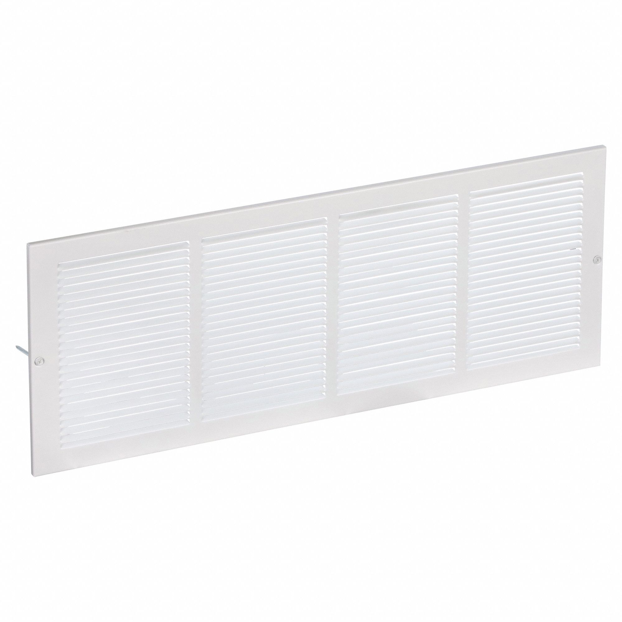 Louvered Grille, White, Return Air Grille - 4MJR7|4MJR7 - Grainger