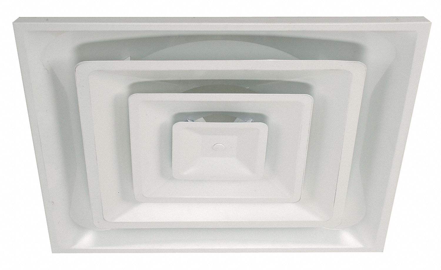 Ceiling Diffuser 3 Cone 8 Diffuser Duct Size Square 4 1 2 Depth White