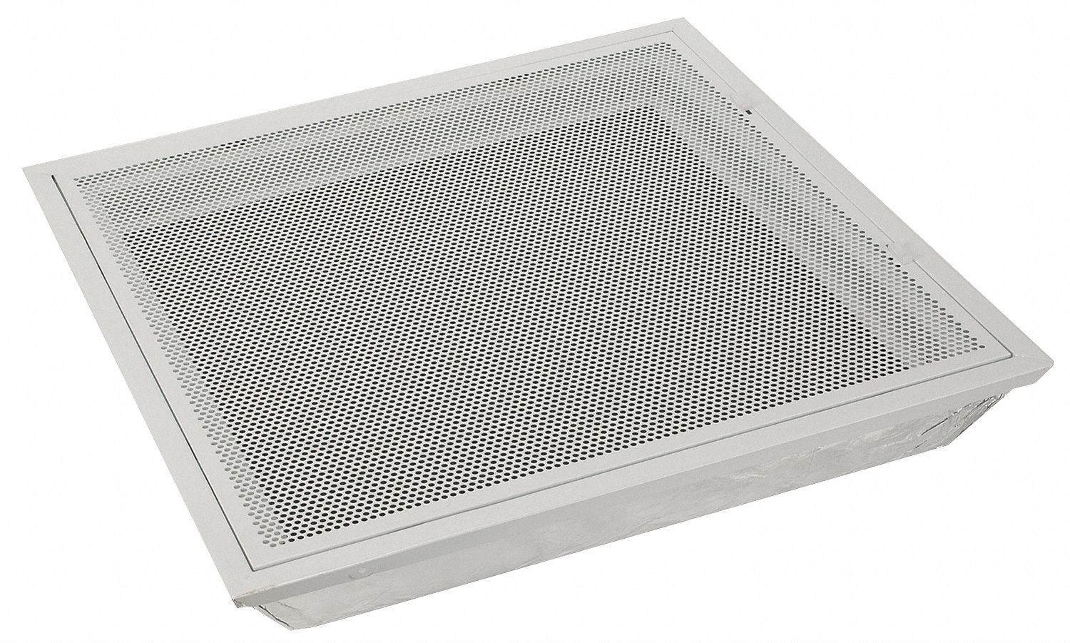 Return Air Grille Perforated Return Lay In T Bar With Filter Frame And Insulation Enamel