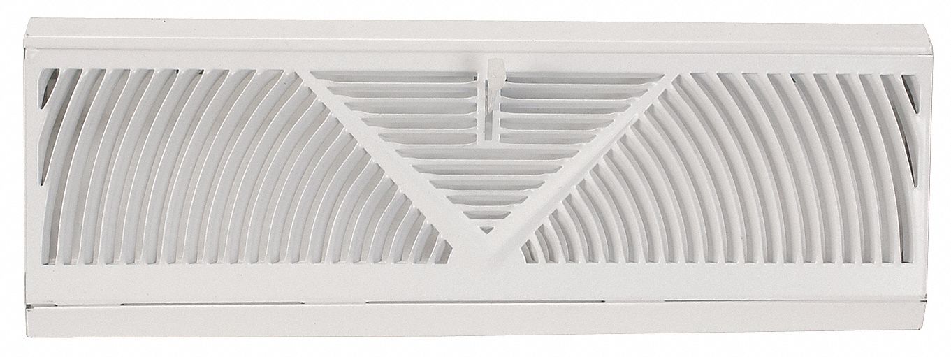 Baseboard Register Baseboard White 2 Max Duct Height In 15 Max Duct Width In