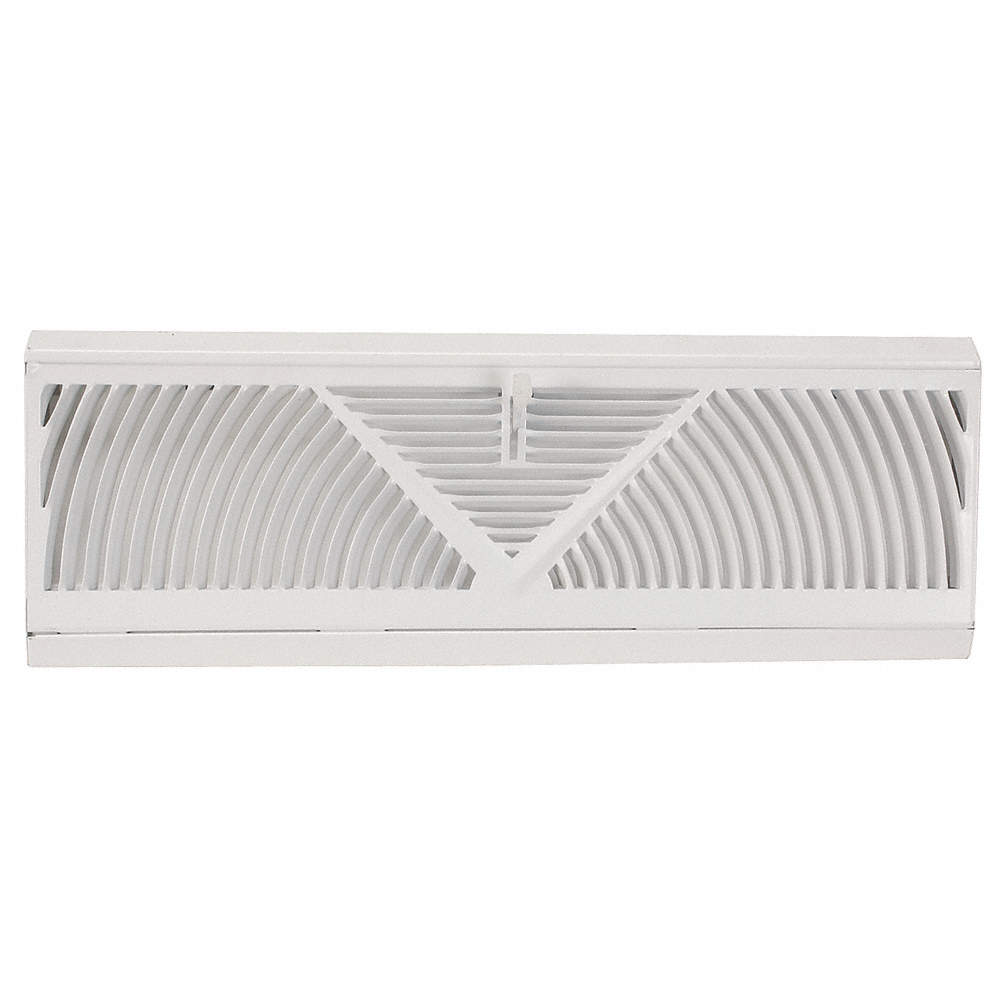 Baseboard Register Baseboard White 2 Max Duct Height In 15 Max Duct Width In