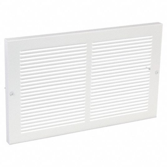 Louvered Grille, White, Return Air Grille - 4MJW3|4MJW3 - Grainger