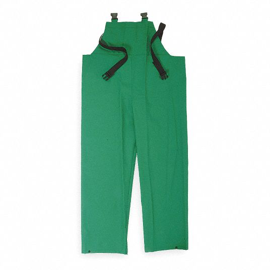 Condor Flame Resistant Rain Bib Overall Ppe Category 0 High Visibility No Pvc 2xl Green 4ml11 4ml11 Grainger