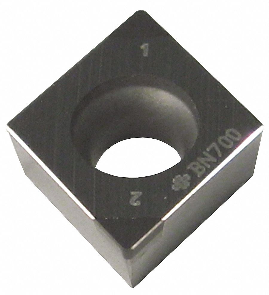 Diamond Turning Insert: CCGA Insert, Neutral, 3/32 in Thick, 1/32 in Corner Radius, BN700