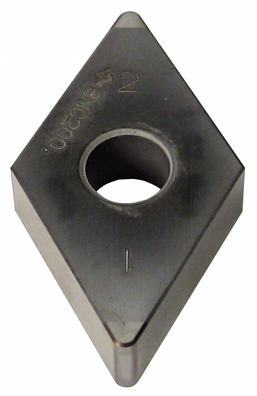 Diamond Turning Insert: DNGA Insert, Neutral, 3/16 in Thick, 1/64 in Corner Radius, TiN