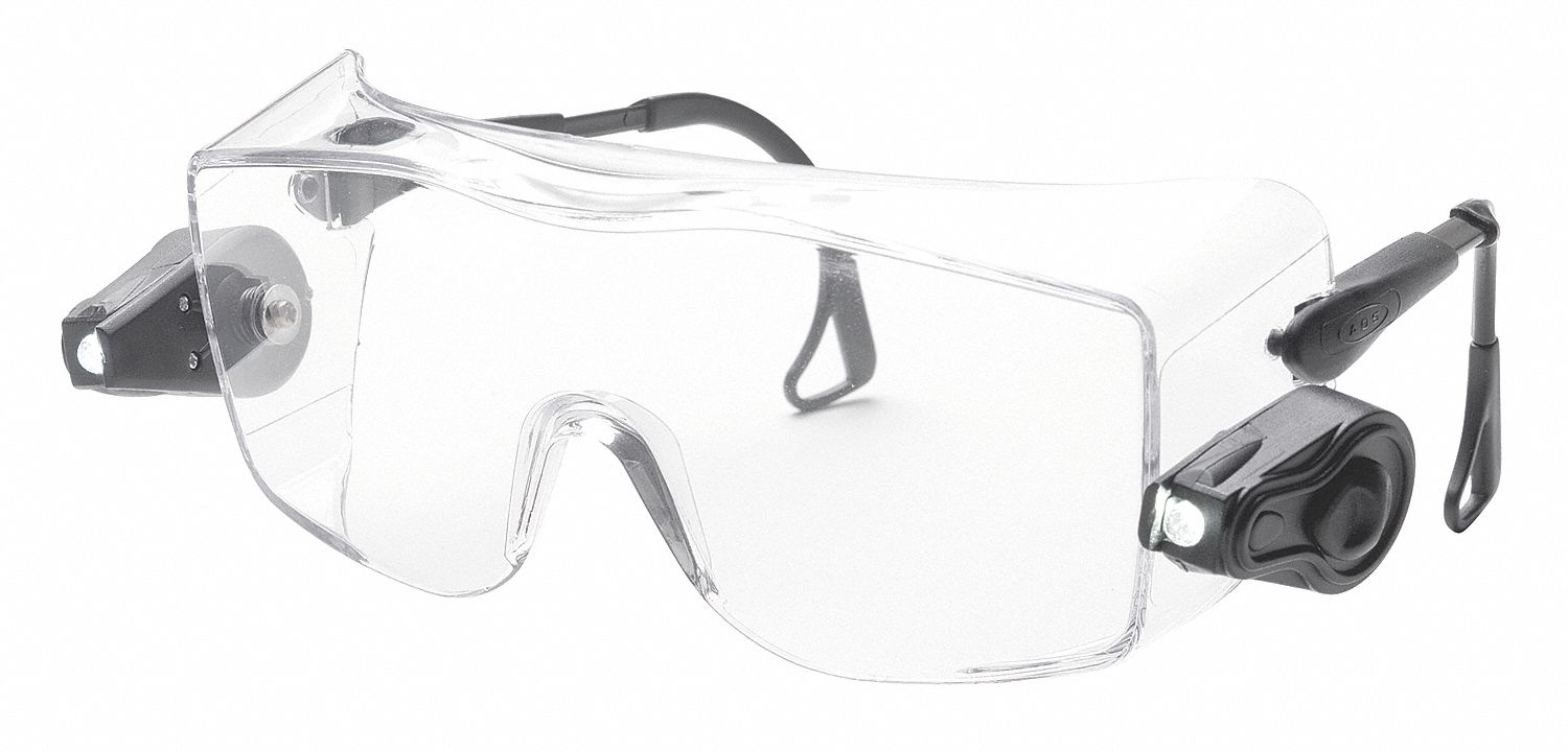 Safety Glasses,Clear Lens,OTG