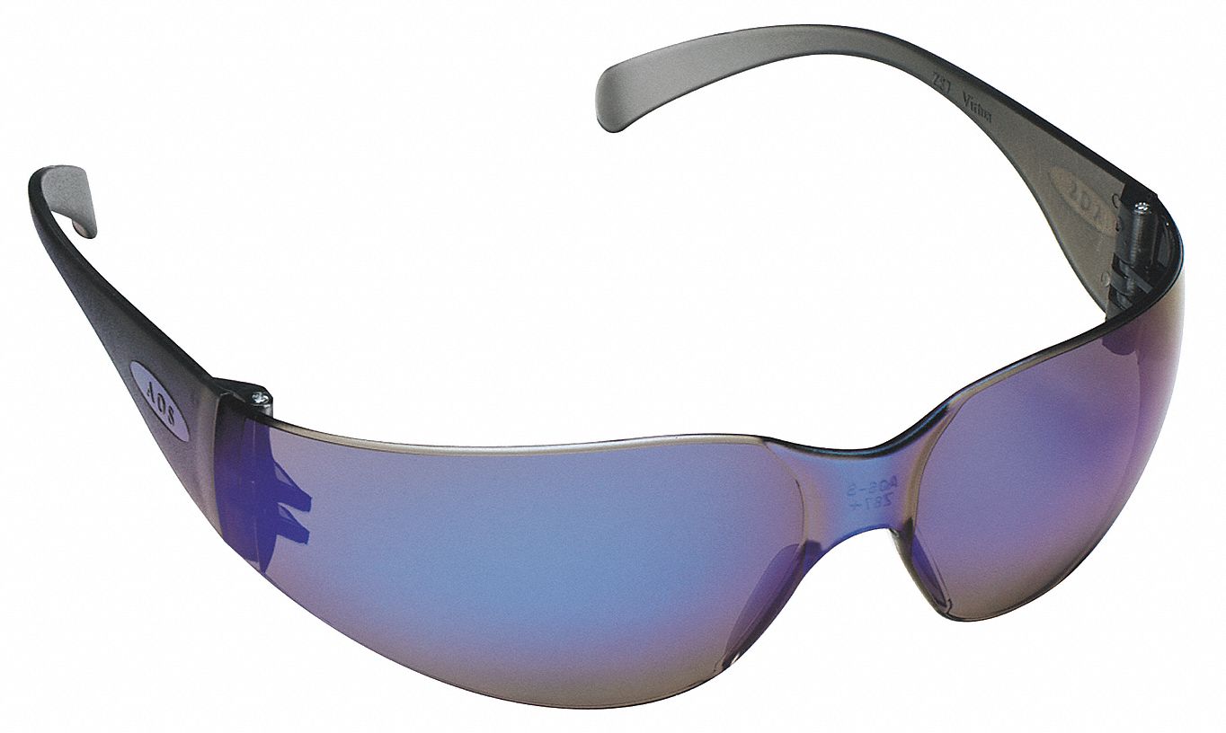 3M Safety Glasses: Anti-Scratch, No Foam Lining, Wraparound Frame ...