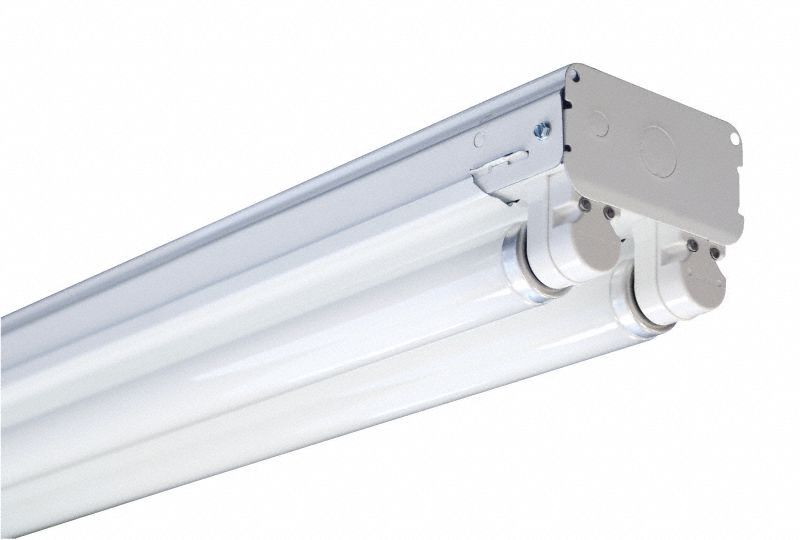 LITHONIA LIGHTING Low Bay Fixture: T12 HO, 220 W Max. Fixture Watt, 2 ...