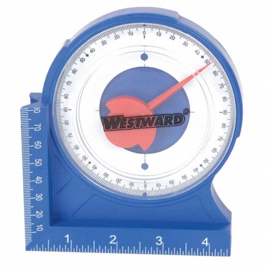 WESTWARD Protractor/Angle Finder, 4 5/8In, 4MRW34MRW3