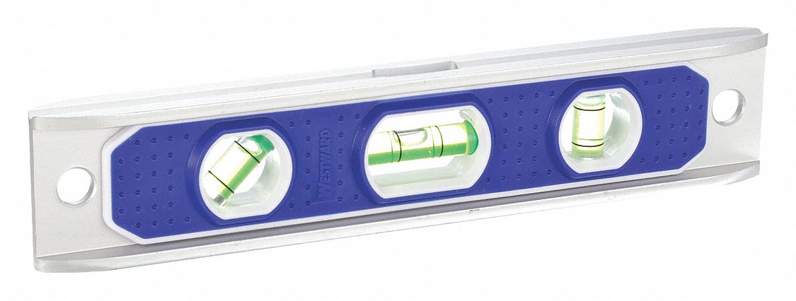 MAGNETIC TORPEDO LEVEL,9 IN,3 VIALS