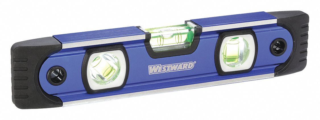 MAGNETIC TORPEDO LEVEL,9 IN,3 VIALS