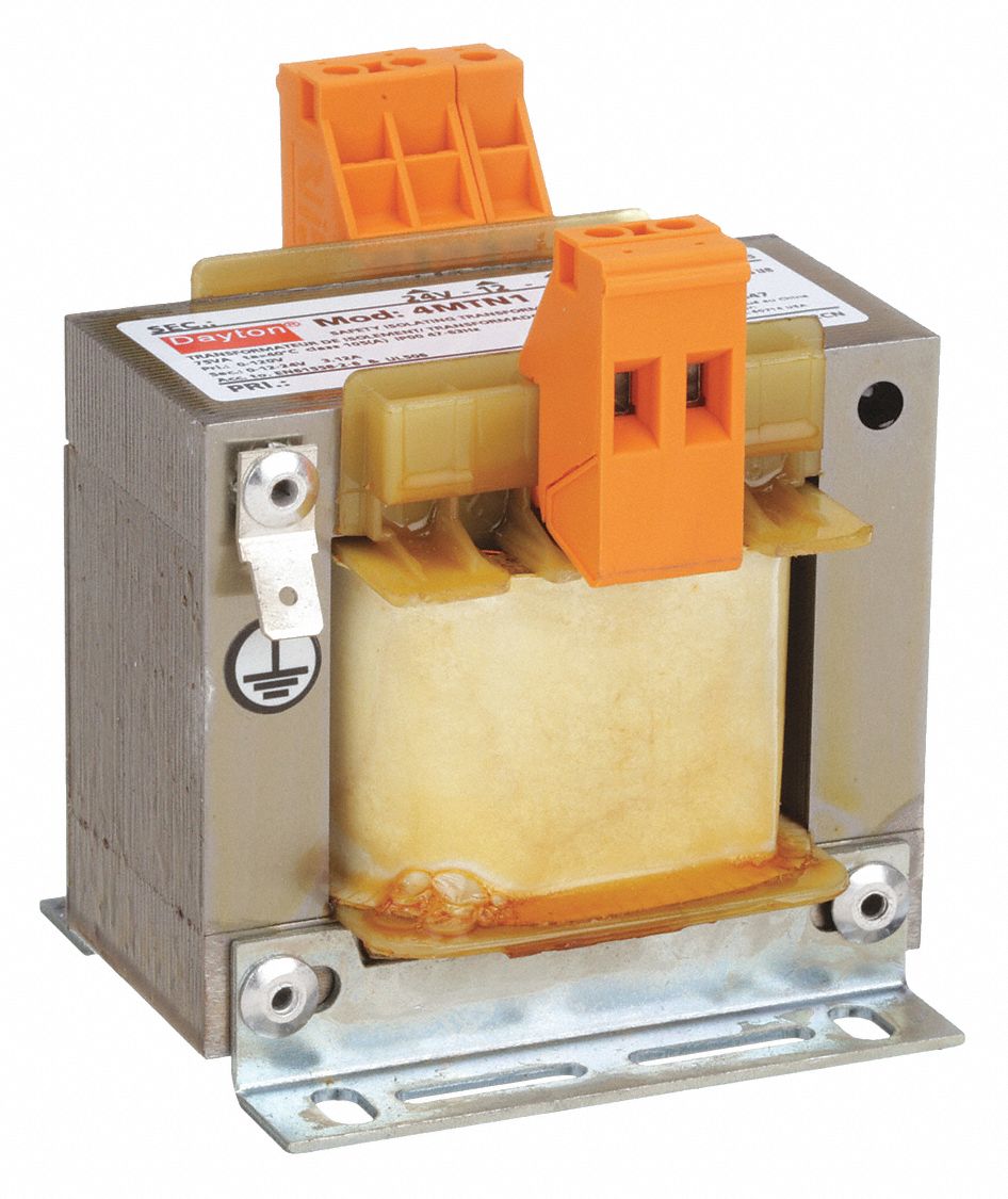 Dayton 44YV21 Three Phase Transformer, 45kVA, 208V