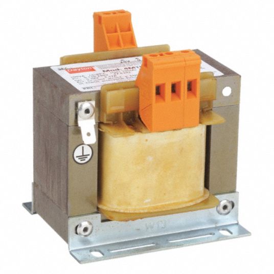 Control Transformer, 120 V AC, 240 V AC, 24 V AC, 100 VA - Grainger