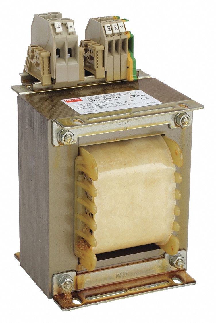 Control Transformer: 120V AC/240V AC, 24V AC, Foot, 750 VA, Single Phase