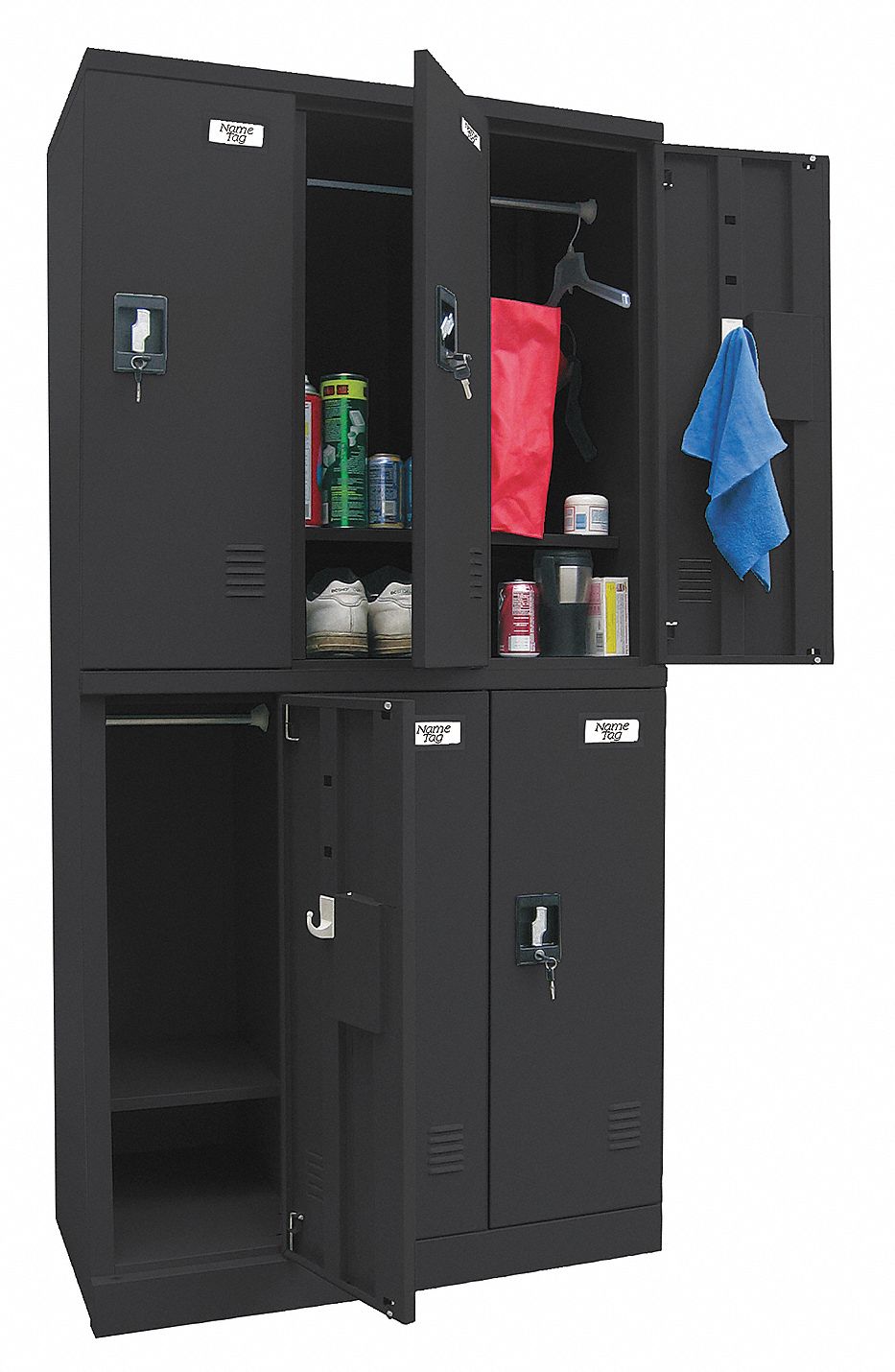 36 in x 18 in x 72 in 10 in x 18 in x 31 1 2 in Wardrobe Locker