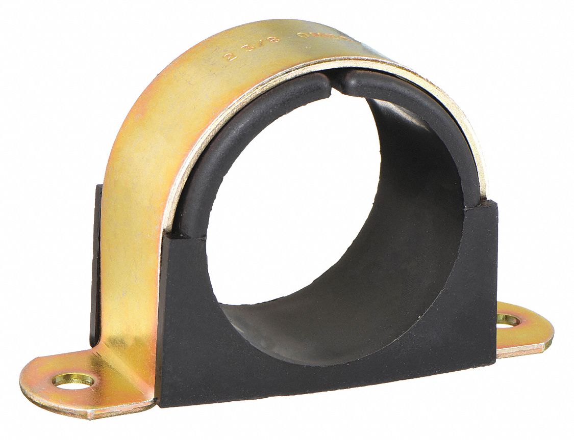 ZSI, Surface Mounted, 1/2 in Pipe Size (In.), 2 Hole Cushioned Clamp