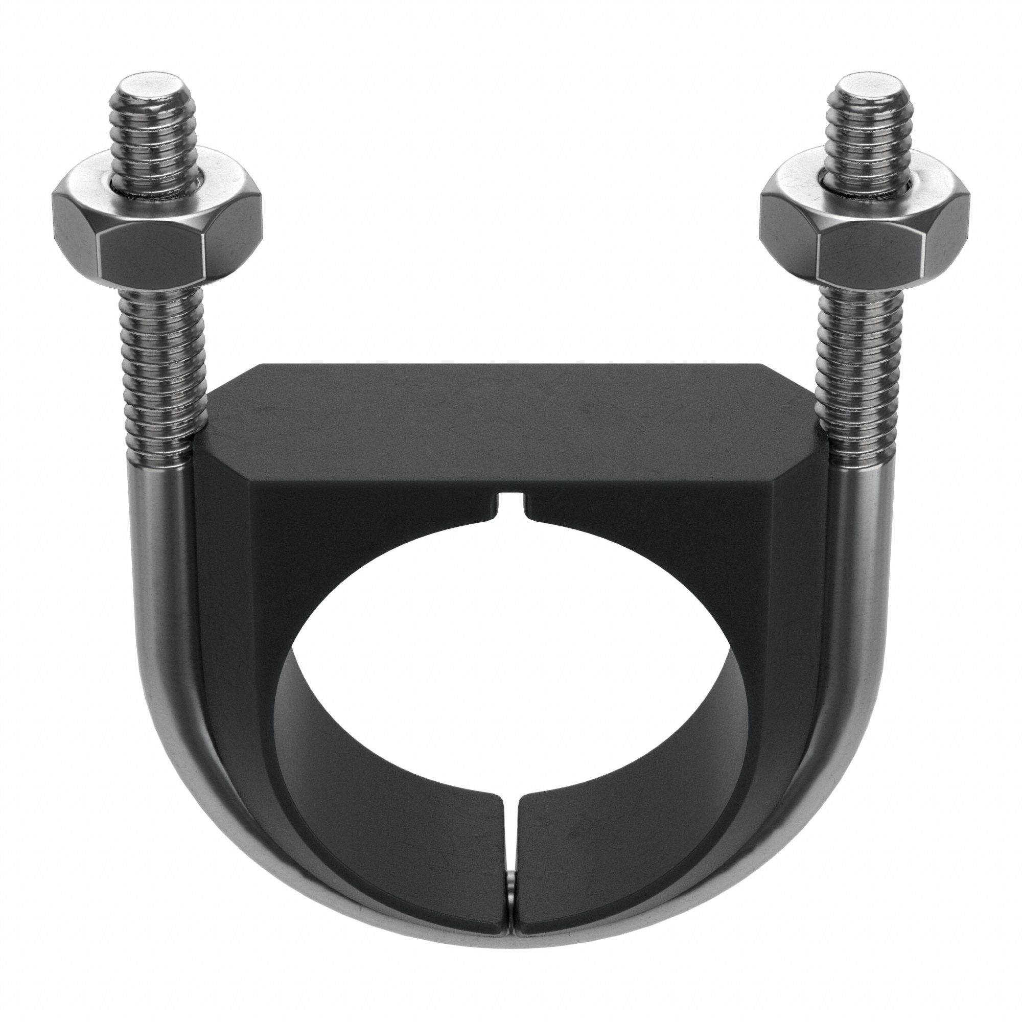 316 Stainless Steel, Plain, Vibration Dampening UBolt 4MWF5UB11