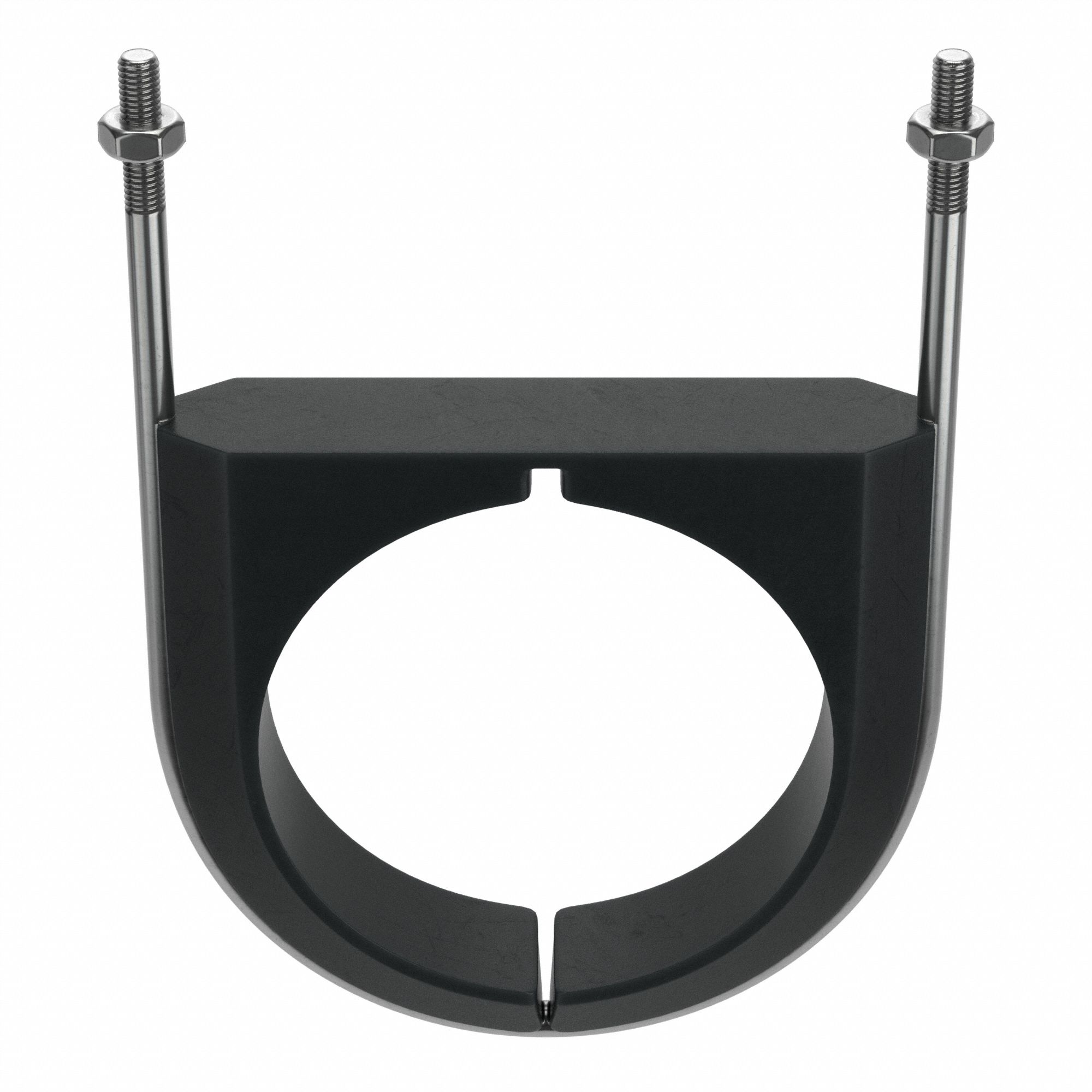 316 Stainless Steel, Plain, Vibration Dampening UBolt 4MWJ2UB8PA6