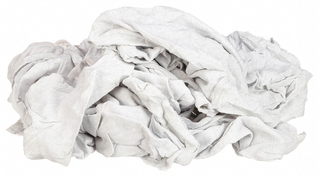 T-Shirt, Reclaimed, Cloth Rag - 4MY53|WW4MY53 - Grainger