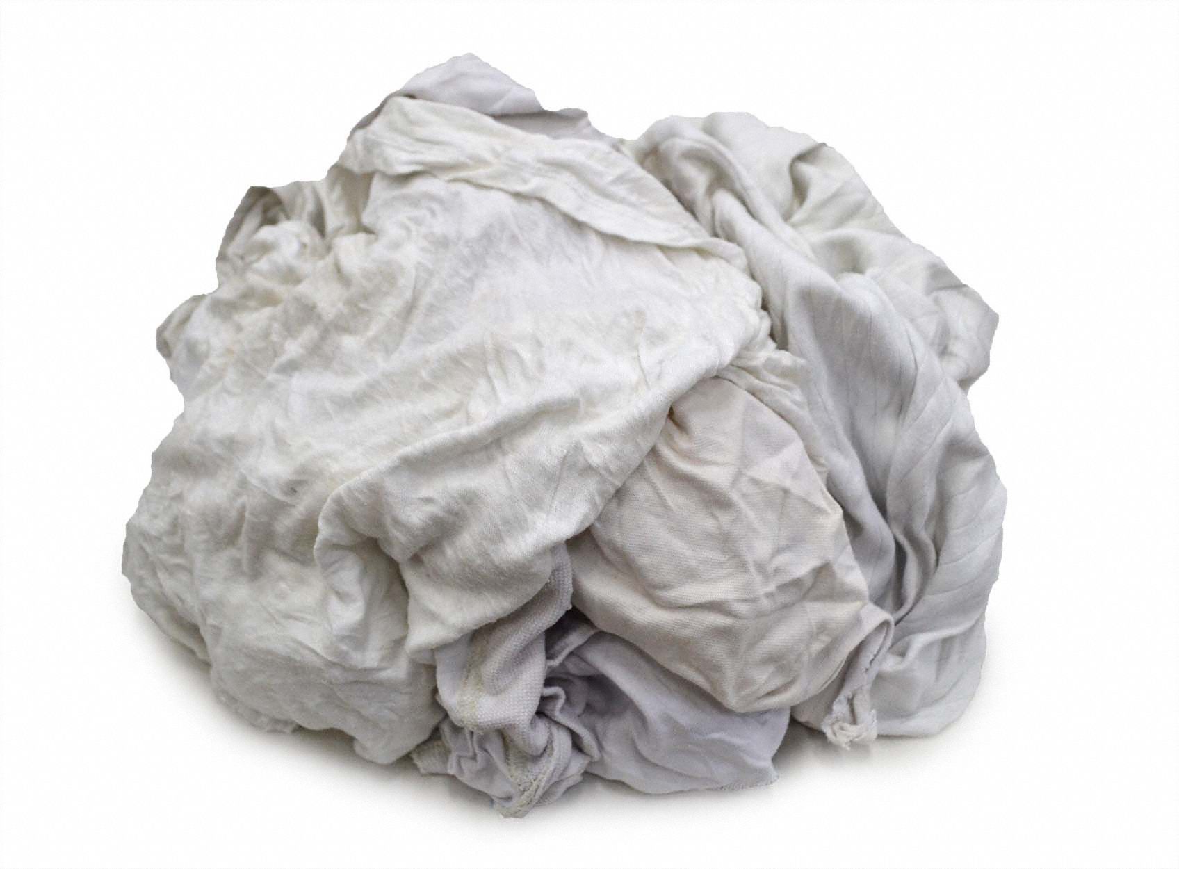 TORCHON,T-SHIRT COTON RECYCLE,BLANC