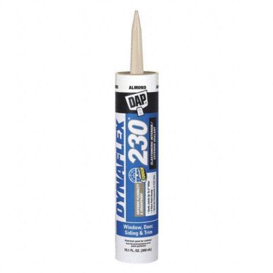 DAP Almond Caulk, Acrylic, 10.1 oz Cartridge 4MY737079818288 Grainger