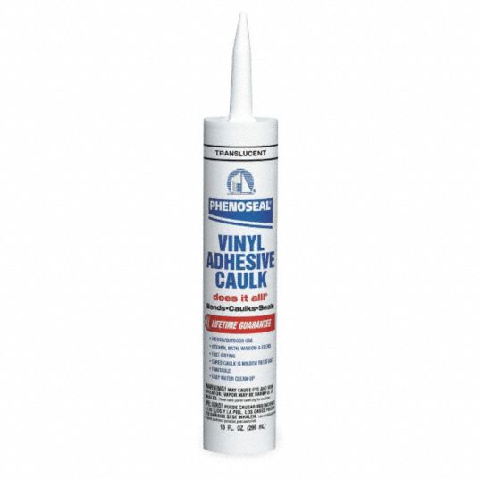 DAP Clear Caulk, Acrylic, 10.0 oz Cartridge 4MY765113600006 Grainger