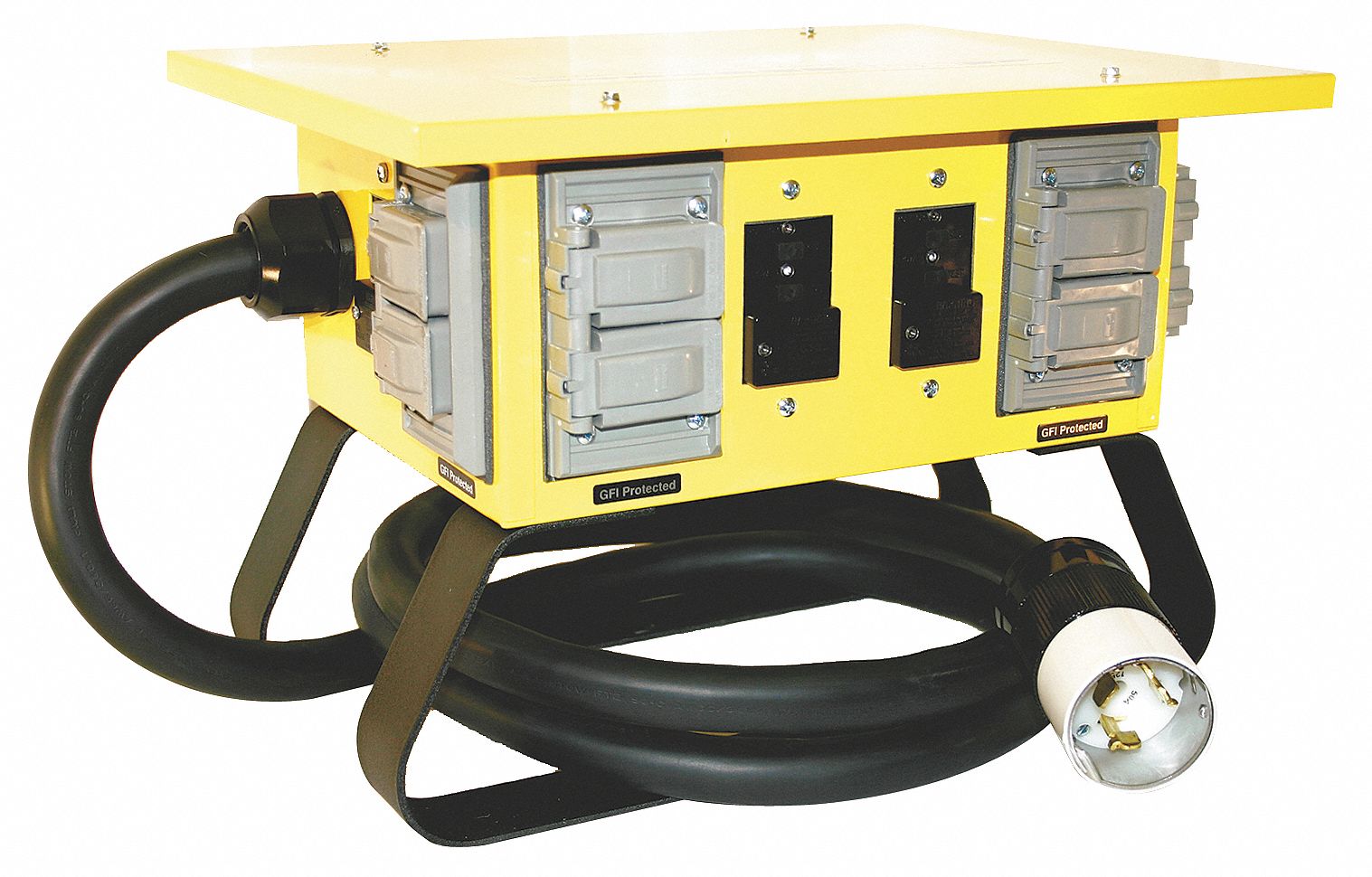 CEP POWER DISTRIBUTION BOX,50 AC,(4) 5-20R - Temporary Power Distribution  Boxes and Carts - GUS4MZX8