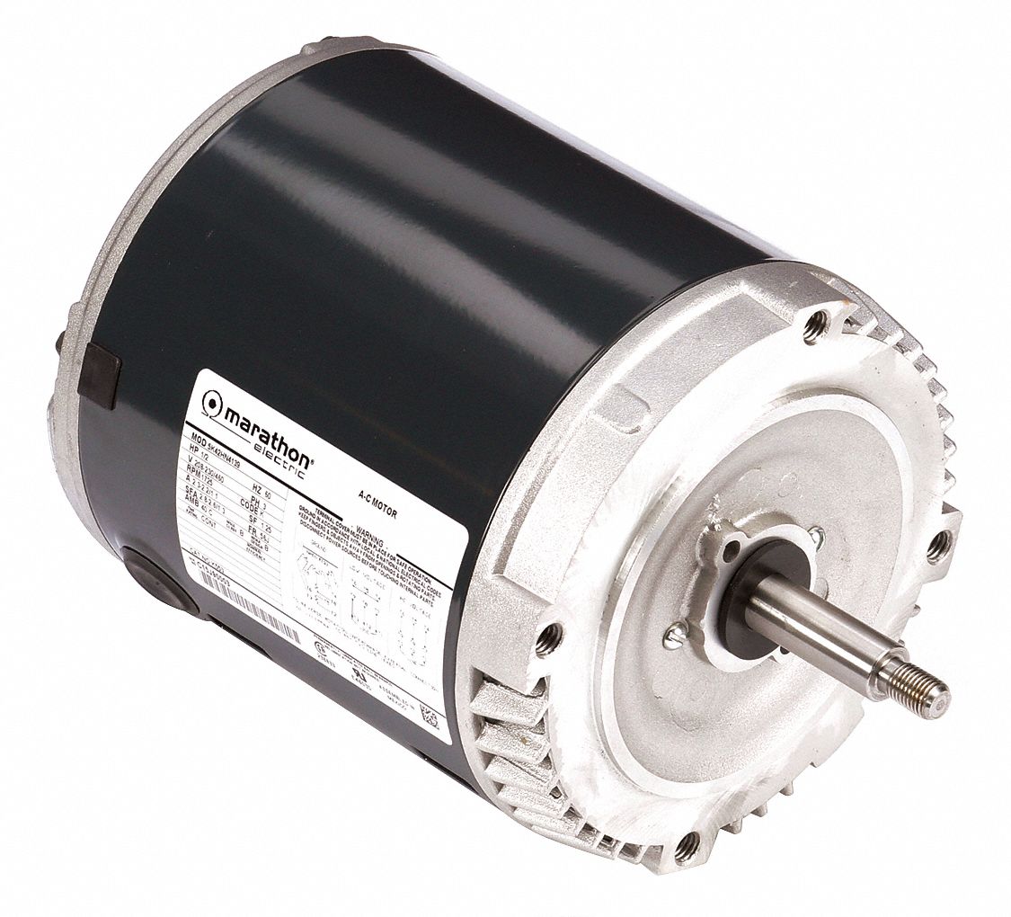 JET PUMP MOTOR, OPEN DRIPPROOF, FACE MOUNTING, 1/2 HP, 1,725 NAMEPLATE RPM, 1