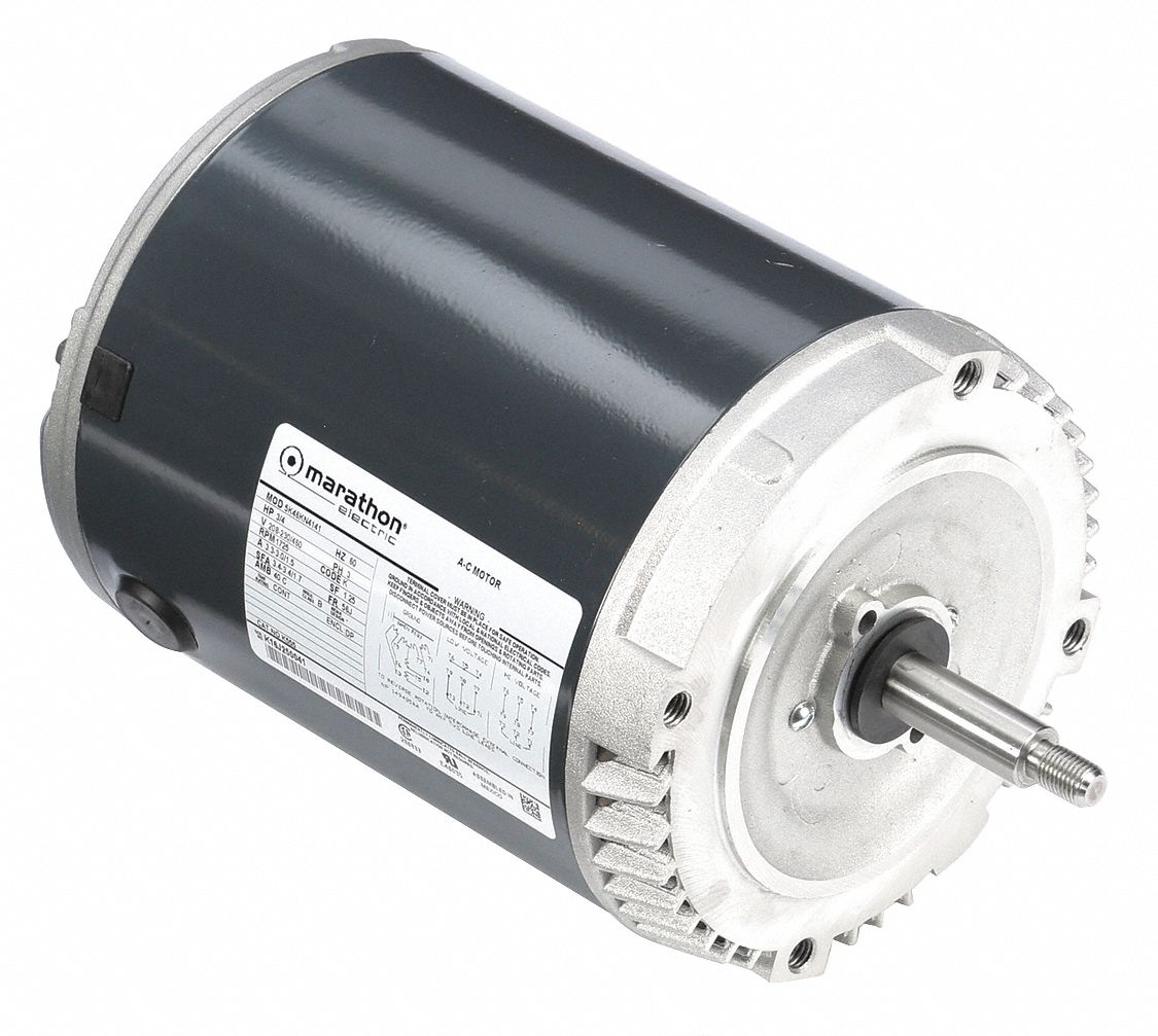 JET PUMP MOTOR, OPEN DRIPPROOF, FACE MOUNTING, 3/4 HP, 1,725 NAMEPLATE RPM, 1