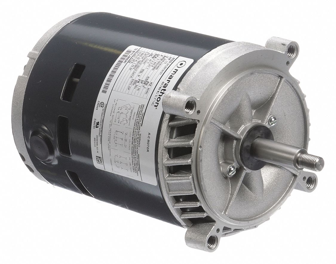 JET PUMP MOTOR, OPEN DRIPPROOF, FACE MOUNTING, 1/3 HP, 3,450 NAMEPLATE RPM, 1