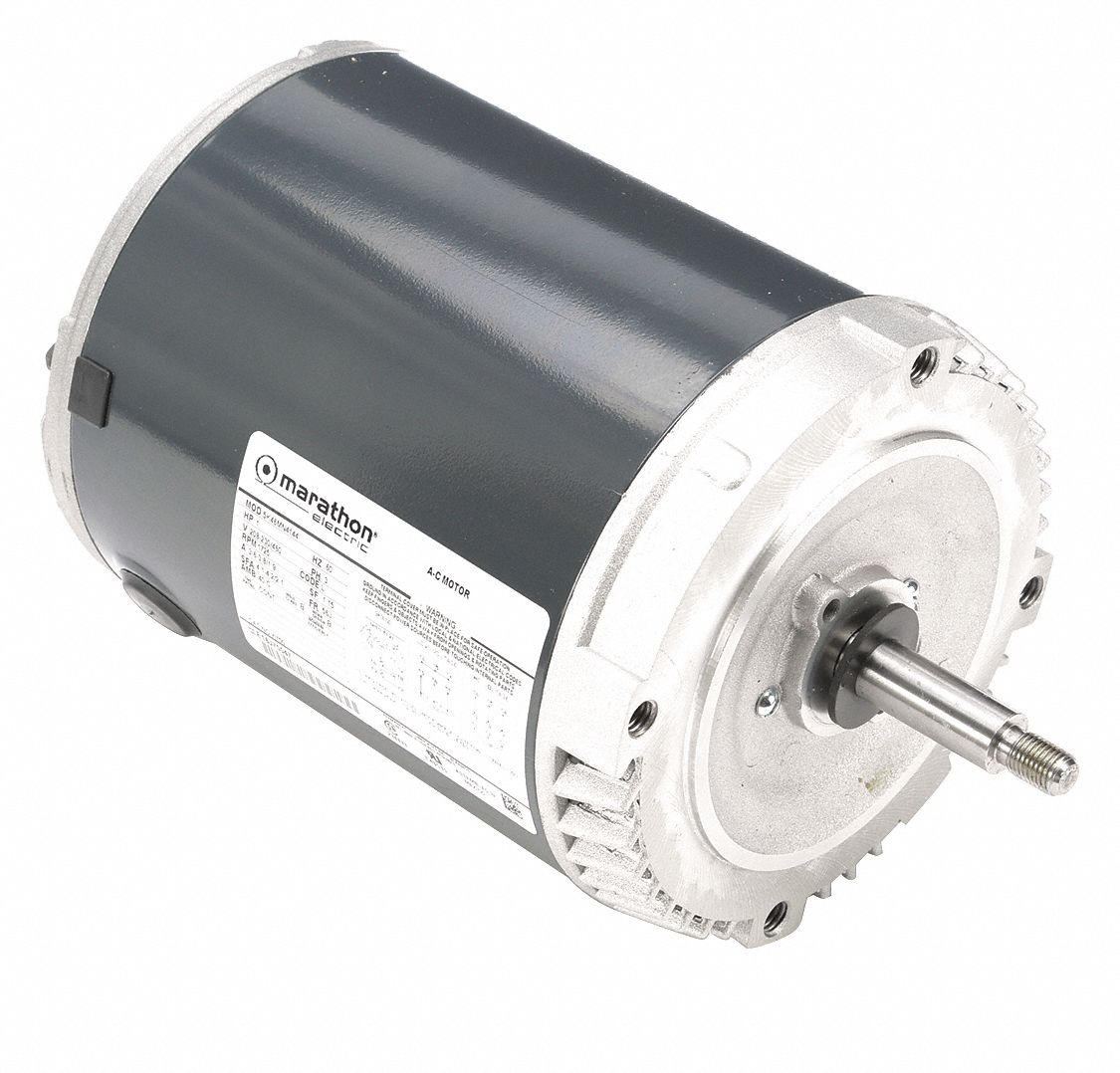JET PUMP MOTOR, OPEN DRIPPROOF, FACE MOUNTING, 1 HP, 1,725 NAMEPLATE RPM, CW/CCW, 1