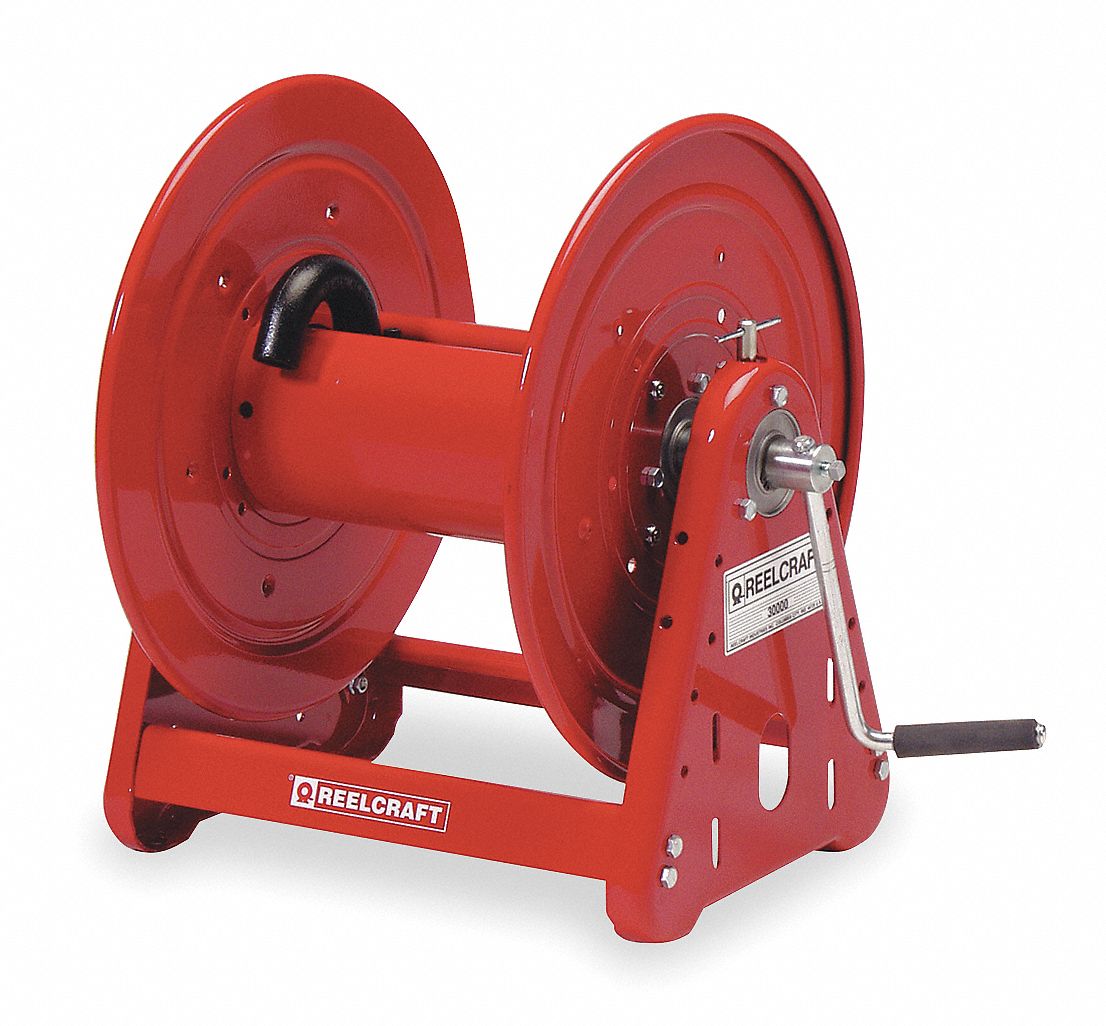 REELCRAFT 100 ft. Heavy Duty, Hand Crank, Air/Water Hose Reel   Motor Driven and Hand Crank Hose Reels   4NA97|CA32106L1