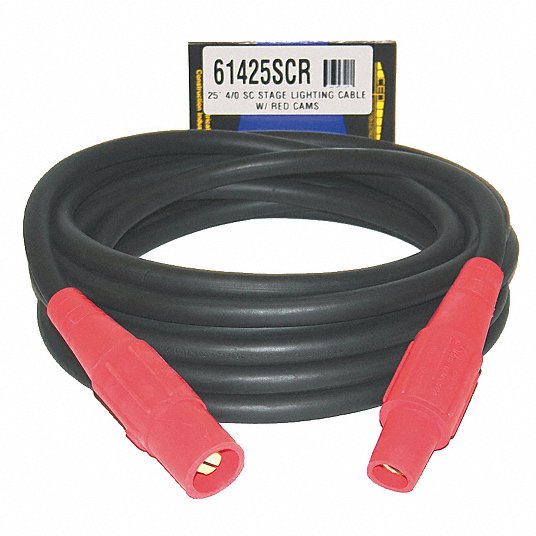 CEP 61425SCR Cam Lock Extension Cord, 400A, CL40FR, 4/0