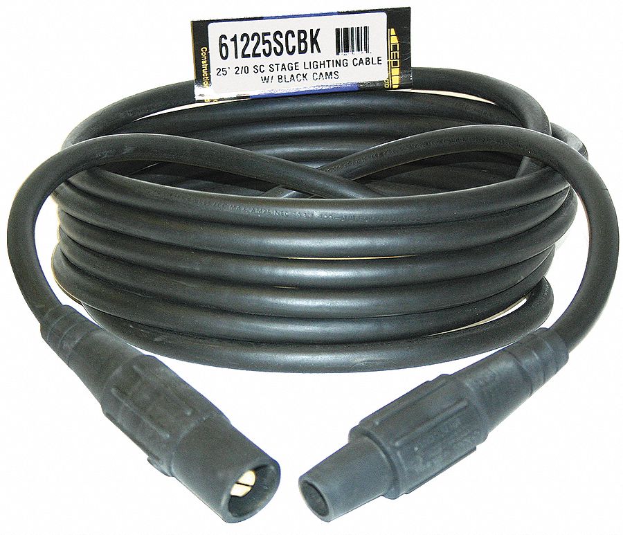 Cam Lock Extension Cord,200A,CL20FBK,1P