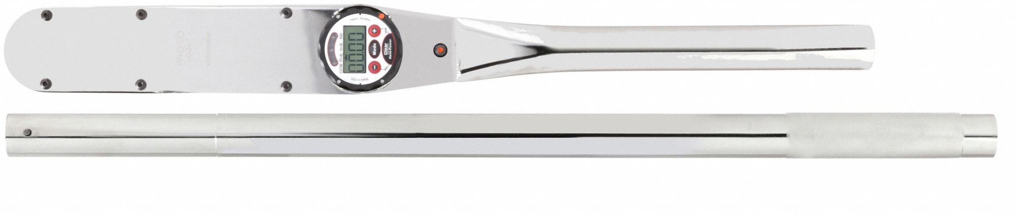 Electronic Torque Wrench: Foot-Pound/Inch-Pound/Newton-Meter, 60 to 600 ft-lb