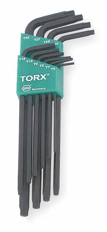 URREA Juego de Llaves Torx® 7 piezas Forma L Acero - Juegos de Llaves Torx  y Torx Plus - 28A253