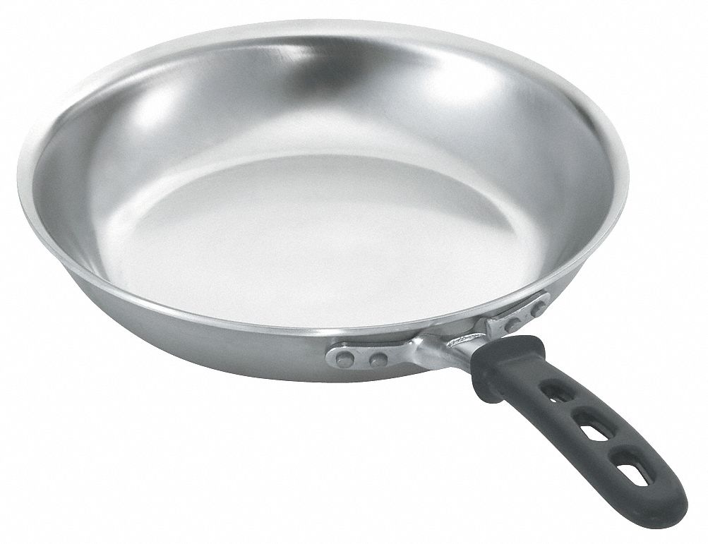 VOLLRATH Stainless Steel Fry Pan, — Capacity (L), — Capacity (Qt